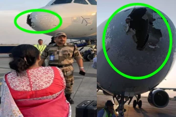 ஆலங்கட்டி மழையால் நடுவானில் சேதமடைந்த விமானம்; அச்சத்தில் அலறிய பயணிகள்!