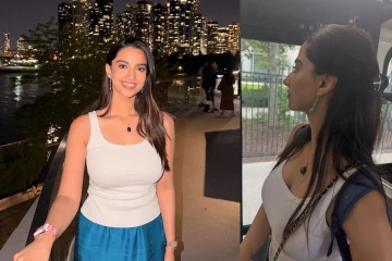 வெளிநாட்டில் நடிகை மீனாட்சி சவுத்ரி.. அழகிய புகைப்படங்கள்