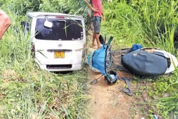 கோர விபத்தில் தாய், மகள் ஸ்தலத்தில் பலி - ஆபத்தான நிலையில் குழந்தை