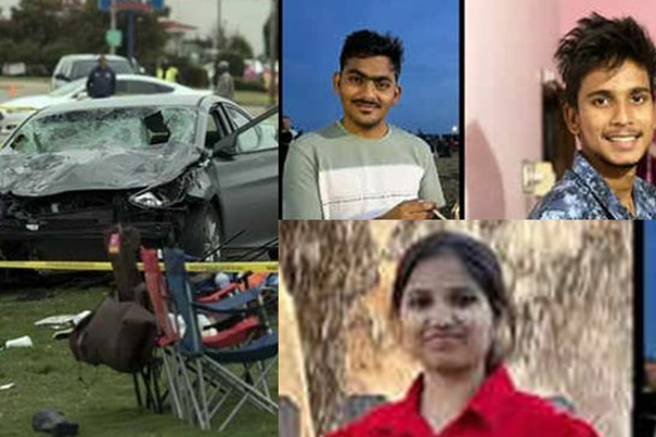 அமெரிக்காவில் சாலை விபத்தில் சிக்கி இந்திய மாணவர்கள் 3 பேர் பலி..! | 3 Indian Students Killed In New York Car Accident