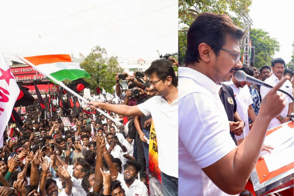 மாணவர்கள் கூட்டமைப்பை உருவாகிவிட்டோம் - பாசிச பாஜகவை விரட்டுவோம் மாணவர்களே..! அமைச்சர் உதயநிதி...! - தமிழ்நாடு