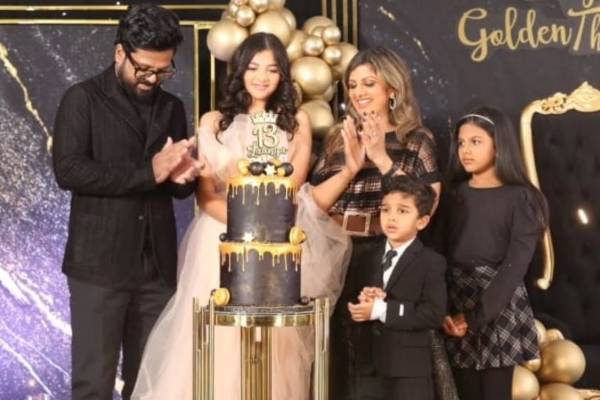 தனது மகளின் 13வது பிறந்தநாளை கோலாகலமாக கொண்டாடிய நடிகை ரம்பா... போட்டோஸ் இதோ | Rambha Daughter Birthday Celebration Photos