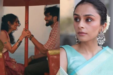 அடடா.. நடிகர் அஸ்வினுடன் ரொமான்ஸ்!! சூப்பர் சிங்கர் பிரகதி வெளியிட்ட வீடியோ..