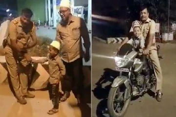 எல்லா போலீஸூம் கெட்டவர்கள் அல்ல... சிறுவனுக்காக செய்த செயல் : வைரலாகும் வீடியோ