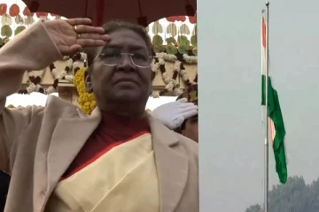 குடியரசு தினம் - டெல்லியில் தேசியக் கொடி ஏற்றினார் ஜனாதிபதி திரௌபதி முர்மு!