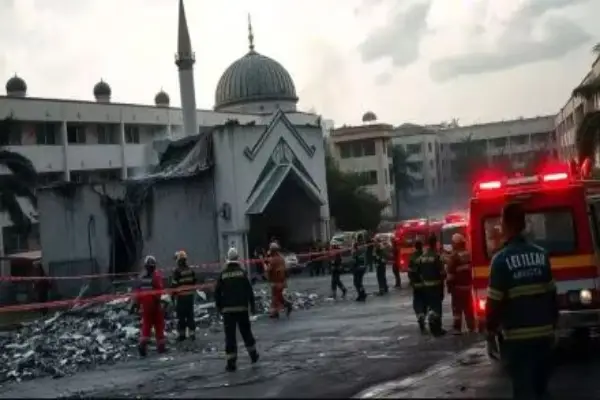 வெளிநாடொன்றில் வெடித்து சிதறிய மசூதி | Mosque Explosion At Indonesian School Injures 54 வெளிநாடொன்றில் வெடித்து சிதறிய மசூதி | Mosque Explosion At Indonesian School Injures 54