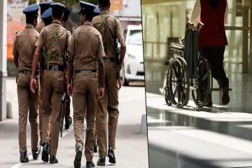 சக்கர நாற்காலியில் வந்து அதிகாரிகளை மிரள வைத்த வெளிநாட்டு பெண் ; சினிமா பாணியில் சம்பவம்