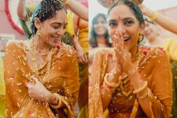 திருமணத்திற்கு ரெடியான நாகர்ஜுனா மருமகள்!! நடிகை சோபிதாவின் ஹல்தி புகைப்படங்கள்..