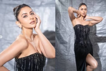 லேட்டஸ்ட் கிளாமர் லுக்கில் அசத்தும் நடிகை ரகுல் ப்ரீத் சிங்! குவியும் லைக்குகள்