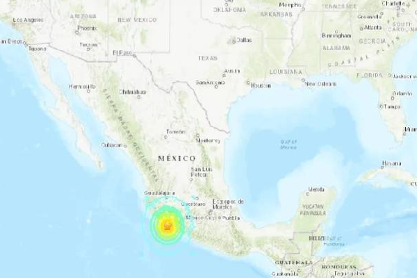 மெக்சிகோவில் திடீரென ஏற்பட்ட சக்தி வாய்ந்த நிலநடுக்கம்! | Powerful Earthquake In Mexico Tsunami Warning