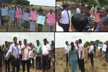 கிளிநொச்சியில் அடாத்தாக பிடிக்கப்பட்ட குளம்: வீதிக்கிறங்கிய பொது மக்கள்