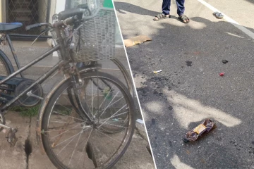 வவுனியா நகரில் பாரவூர்தியுடன் துவிச்சக்கர வண்டி மோதி விபத்து : ஒருவர் பலி (Photos)