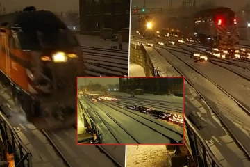 நான் அப்படியே ஷாக் ஆயிட்டேன்..தீப்பற்றி எரியும் தண்டவாளத்தில் பயணிக்கும் ரயில்கள்