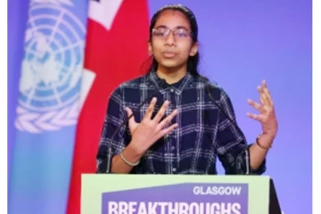 உலக தலைவர்களை தன்னுடைய பேச்சால் பிரமிக்க வைத்த 14 வயது தமிழ்ச்சிறுமி