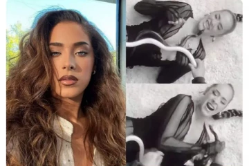 பிரபல பாப் பாடகியை கன்னத்தில் கடித்த பாம்பு - வைரலாகும் வீடியோ பதிவு