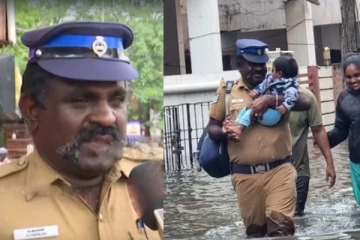 குழந்தையின் சிரிப்பை பார்த்ததும் 4 நாள் களைப்பு பறந்து போனது - வைரல் காவலர் நெகிழ்ச்சி பேட்டி!