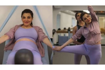 வயிற்றில் குழந்தையுடன் காஜல் செய்த சேட்டை - ஷாக் ஆன ரசிகர்கள் வைரலாகும் வீடியோ