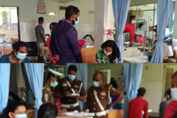 இரண்டு பேருந்துகள் ஒன்றுடன் ஒன்று மோதியதில்  23 பேருக்கு நேர்ந்த நிலை