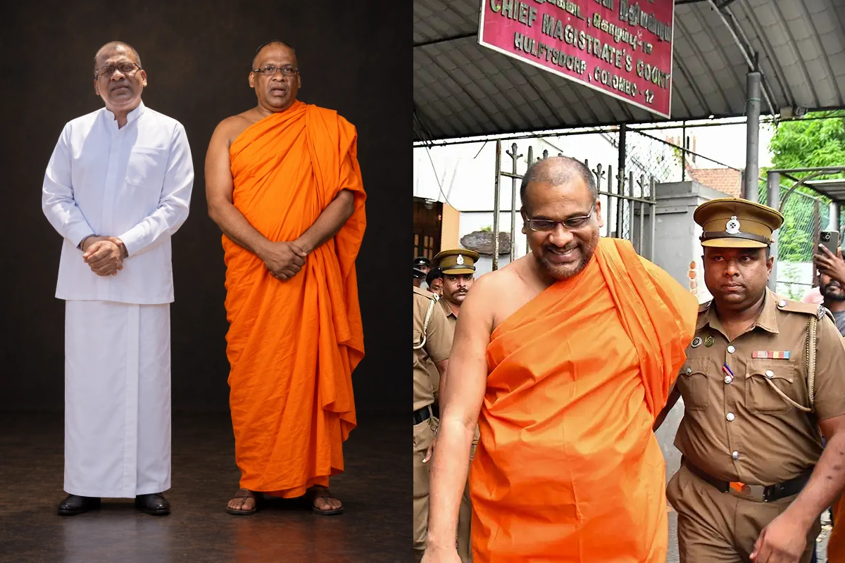 ஞானசார தேரரின் காவி உடை கழற்றப்பட்டமைக்கு எதிராக போராட்டம் | Protest Gnanasara Thero Saffron Robes Removal ஞானசார தேரரின் காவி உடை கழற்றப்பட்டமைக்கு எதிராக போராட்டம் | Protest Gnanasara Thero Saffron Robes Removal