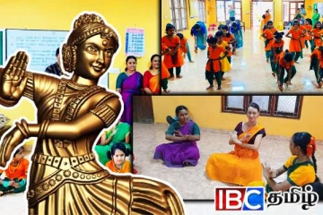 திருகோணமலையில் ஆர்வத்துடன் பரதம் பயின்ற வெளிநாட்டு பெண்