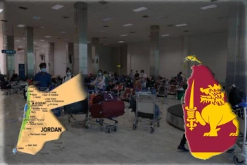 ஜோர்தானிலிருந்து நாடு திரும்பிய 66 இலங்கையர்கள்