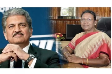 இந்தியக் குடியரசுத் தலைவராக பொறுப்பேற்றுள்ள திரௌபதி முர்முவுக்கு ஆனந்த் மகேந்திரா வாழ்த்து