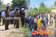 மட்டக்களப்பு வாகரை பகுதியில் பொலிஸாருக்கு எதிராக ஒன்று திரண்ட மக்கள்