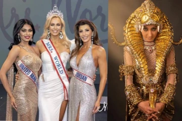 ලෝක විවාහක රූ රැජිණ කිරුලට නාග වේශයෙන් මතුවූ යුවතිය..සමාජ මාධ්ය කැළඹූ ඡායාරූප පෙළ මෙන්න.(PHOTOS)