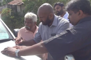 யாழ் - காரைநகரில் காணி அளவீடு இடைநிறுத்தம்