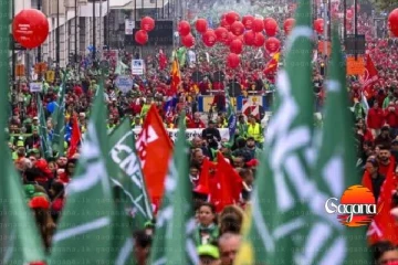 බෙල්ජියමේ ලොකු වැඩවර්ජනයක්