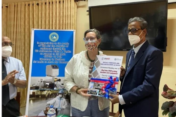 யாழ். பல்கலை மருத்துவபீடத்துக்கு பி.சி.ஆர். இயந்திரம் கையளிப்பு!