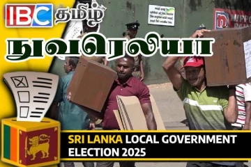 நுவரெலியாவில் பலத்த பாதுகாப்புடன் எடுத்துச்செல்லப்பட்ட வாக்குப் பெட்டிகள்