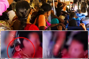 பேருந்தில் செல்லும் பெண்கள் அவதானம்