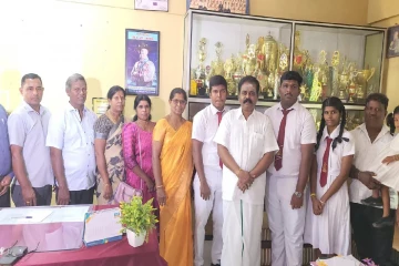 கிளிநொச்சிக்கு பெருமை தேடிகொடுத்த மாணவர்களை நேரில் சென்று வாழ்த்திய சிறீதரன் எம்.பி