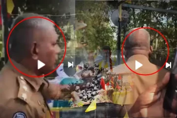 கிளிநொச்சியில் பதற்றம்..! முள்ளிவாய்க்கால் ஊர்தியை வழிமறித்த காவல்துறையினர்