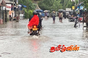 மட்டக்களப்பில் வெள்ளத்தில் மூழ்கிய பல இடங்கள்