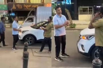 பொறுமையை இழந்த டிராவிட் - நடுரோட்டில் டிரைவரை வெளுத்து வாங்கிய வீடியோ!