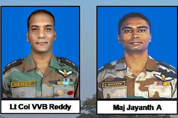 அருணாச்சல பிரதேசத்தில் இந்திய ராணுவத்தின் சீட்டா ஹெலிகாப்டர் விபத்து: விமானிகள் இருவரும் மரணம்