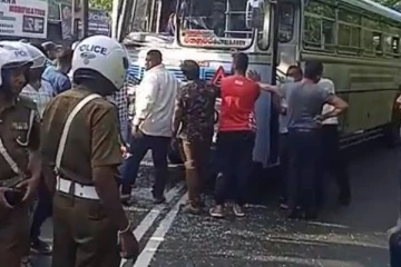 இன்றுகாலை 3 பேருந்துகள் மோதி கோர விபத்து ; 29 பேர் காயம்