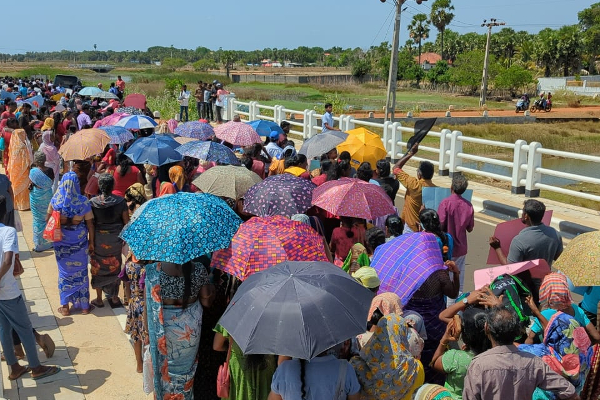 மனிதப் புதைகுழிக்கு நீதிவேண்டி கடலென திரண்ட மக்கள்! | People Gathered For Justice Human Burial Ground