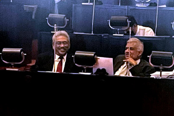 Gotabaya Rajapaksa and Ranil Wickremesinghe