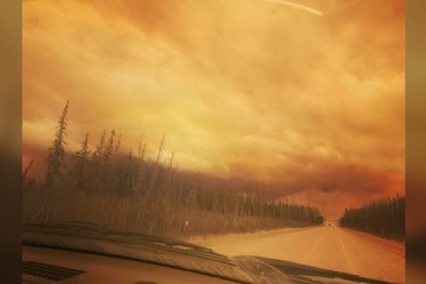 கனடாவின் இந்தப் பகுதியில் வீடுகள் தீக்கிரை | Homes Destroyed By Wildfire Entire Indigenous Alta