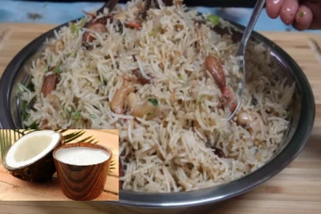 இனிமேல் மணக்க மணக்க தேங்காய் பால் சாதம் இப்படி செய்ங்க