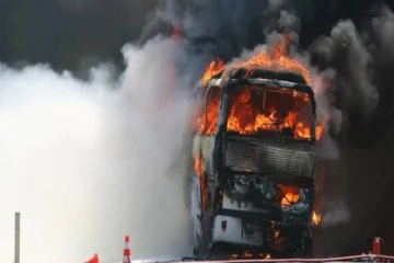 பல்கேரியா பேருந்தில் திடீர் தீ  விபத்து - குறைந்தது 46 பேர் உயிரிழப்பு