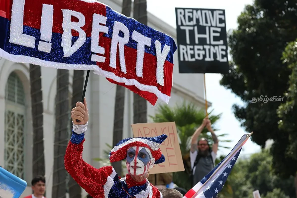 ட்ரம்புக்கு எதிராக நாடு முழுவதும் ஒன்று திரண்ட அமெரிக்கர்கள்.. | Us Rally Against Donald Trump