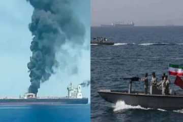 தீப்பிடித்து எரியும் அமெரிக்க கப்பல்! ஈரான் வெளியிட்ட அதிரடி அறிவிப்பு