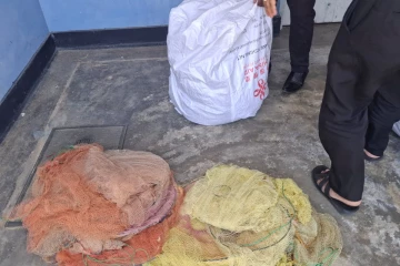 மட்டக்களப்பில் தடைசெய்யப்பட்ட சட்டவிரோத மீன்பிடி வலைகள் அழிப்பு