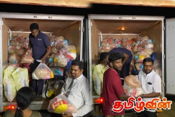 முல்லைத்தீவில் ஐ.பி.சி தமிழின் உறவுப்பாலத்தால் நிவாரணப் பொதிகள் வழங்கி வைப்பு