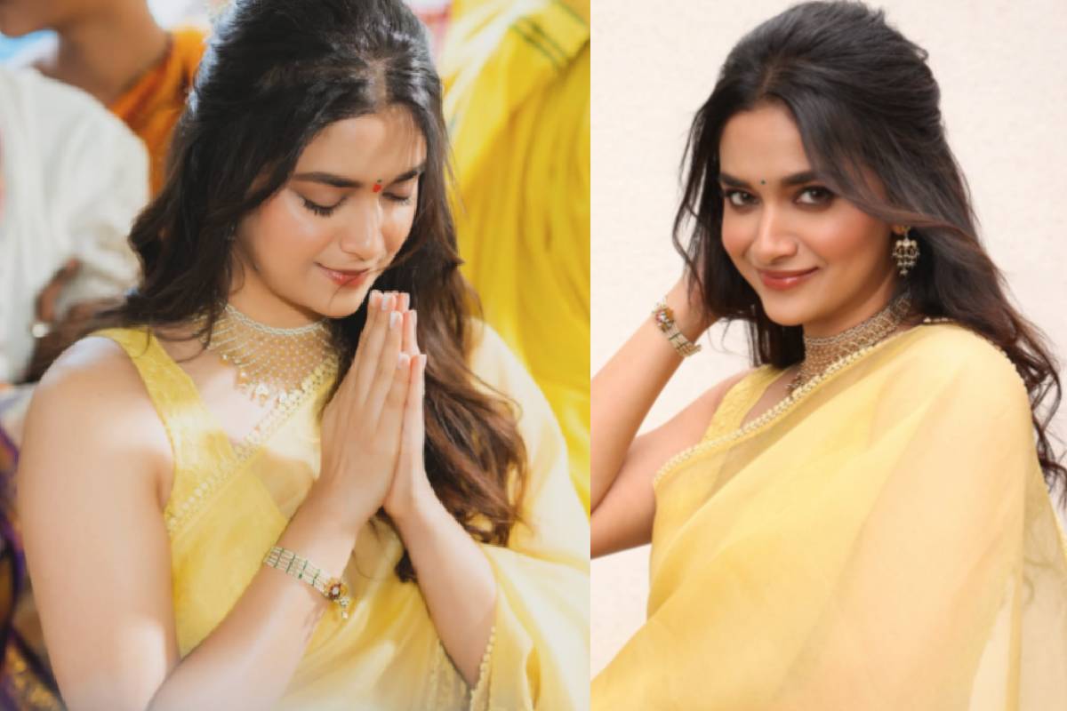 திருமணத்திற்கு பின்பும் குறையாத அழகி!! நடிகை கீர்த்தி சுரேஷின் புகைப்படங்கள்.. | Keerthy Suresh Recent Movie Event Photoshoot