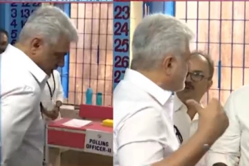 துவங்கிய வாக்கு பதிவு - முதல் ஆளாக வந்து வாக்களித்த அஜித் குமார்